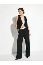 Koton Wide Leg Trousers Normal Waist