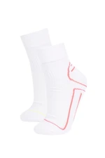 DEFACTO Women's Fit 2-pack Short Cotton Socks