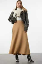 Trendyol Mink Skirt Godeli Knitted Skirt