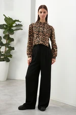 Bluza z kapturem damska Trendyol Leopard