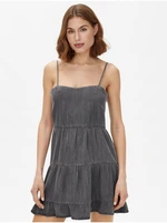 Dark grey short dress on hangers ONLY Ragna - Women