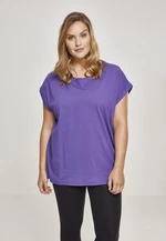 Women's ultraviolet T-shirt with extended shoulder