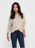 Beige sweater ONLY Daniella - Women's