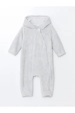 LC Waikiki Lw - Hooded Baby Boy Plush Jumpsuit