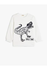 Koton Boy's Ecru Sweatshirt