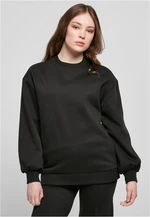 Women's Organic Oversized Crew Black