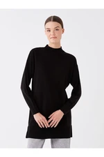 LC Waikiki Half Turtleneck Plain Long Sleeve Women's Knitwear Tunic