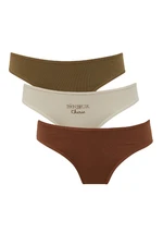 DEFACTO Fall In Love 3-Pack Slip Panties