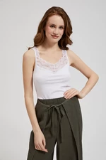 Women's top MOODO - white