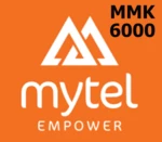 Mytel 6000 MMK Mobile Top-up MM