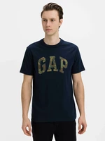 GAP Logo v-ss camo arch tee Triko Modrá