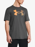 Under Armour UA Big Logo Fill SS Triko Šedá