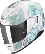 Scorpion EXO 520 EVO AIR FASTA White/Light Blue XS Casque