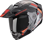 Scorpion ADX-2 GALANE Silver/Black/Red 2XL Helm