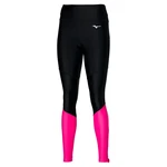 Dámské legíny Mizuno Core Long Tight Black/Pink Peacock