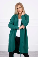 Cardigan with oversize print green