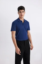 DEFACTO Slim Fit Polo Collar Short Sleeve Cotton Basic T-Shirt M6609az24sp