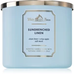 Bath & Body Works Sundrenched Linen vonná svíčka 411 g