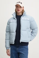 Bunda Karl Kani dámská, modrá barva, zimní, oversize, 61760002