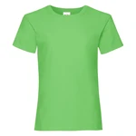 Valueweight Fruit of the Loom Girls' Green T-shirt