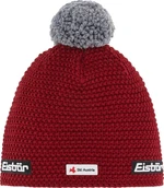 Eisbär Jamie Pompon SKA Beanie Burgundy/Grey UNI Gorro