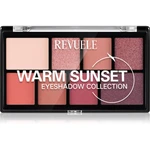 Revuele Eyeshadow Collection paleta očních stínů odstín Warm Sunset 15 g