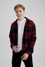 DEFACTO Relax Fit Checkered Lumberjack Long Sleeve Shirt