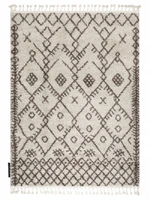 Kusový koberec Berber Tanger B5940 cream and brown-80x150