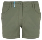 Women's lightweight outdoor shorts Kilpi BREE-W khaki