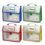 See Through Bookbag Clear Book Pouches For Students See Through Mesh Backpack Book Carrying Bag For School Office Tutoring Class