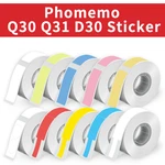 1 Roll Phomemo Q30 D30 Label Maker Tape Name Sticker Waterproof Anti-Oil Tear-Resistant Price Label Thermal Label Sticker Paper