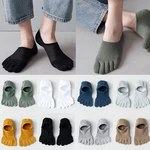 Man Women Slipper Toe Socks Mesh Hollow No Show Socks Sweat-absorbing Boat Sock Ankle Short Socks Breathable Five Finger Socks