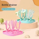 1 pc Baby Bottle Dry Rack Bottle Drain Drying Racks PP Kids Cup Cleaning Dryer Drainer Storage Drying Rack BPA FREE