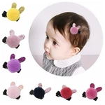 Yundfly 10pcs/lot Lovely Bow Barrette Baby Hair Clip Cartoon Rabbit Ball Hairpins Kids Girl Hairgrips Head Hair Accessories