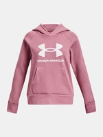 Under Armour Sweatshirt UA Rival Fleece BL Hoodie-PNK - girls