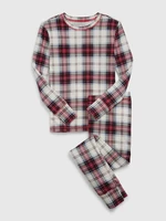 Red-cream children's flannel pyjamas GAP