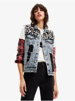 Blue denim vest Desigual Filadelfia - Ladies