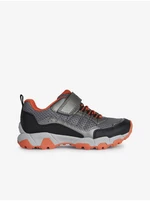 Orange and Grey Boys Shoes Geox Magnetar Boy - unisex