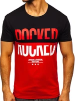 Men's T-shirt with print 10831 - black,