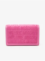 Ružová dámska crossbody kabelka Love Moschino