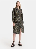 Green Women's Patterned Trench Coat Replay