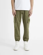 Zelené pánské kalhoty Celio Dragon Ball Z
