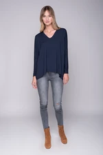 Marita Bobko Woman's Blouse no.5 Navy Blue