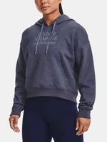 Under Armour Sweatshirt Essential Script Hoodie-GRY - Women