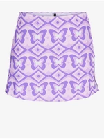 Light Purple Lady's Patterned Swimwear Skirt Noisy May Stripe - Women