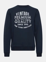 Dark blue Sweatshirt with Blend print - Men