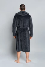 Long sleeve Mimas bathrobe - graphite