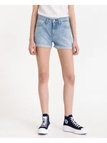 Pepe Jeans Mable Blue Denim Shorts - Women