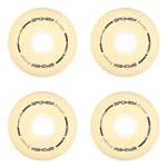 Spokey PU 76 mm Spare colieska ku korčuliam FREESPO WHITE SET, 4 pcs