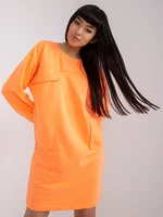 Orange dress with Carrara pockets